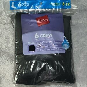 Hanes cushioned crew sock (6pairs)